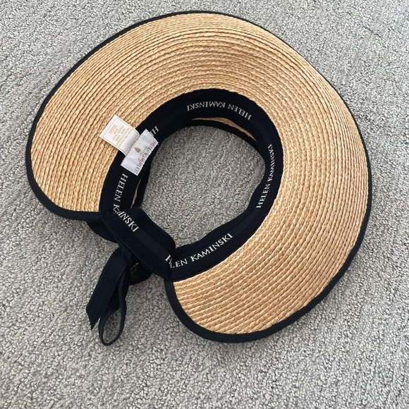 Helen Kaminski Women’s Straw Hat Luxury Fall Minimalist Lightweight Casual - Picture 4 of 7